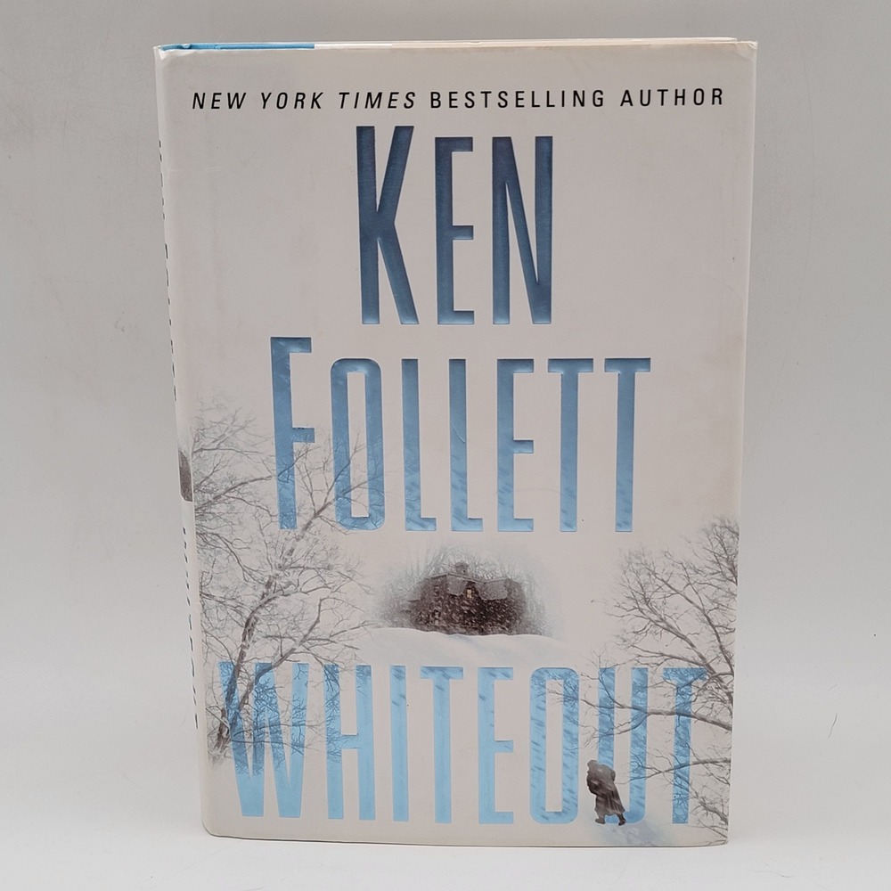 Ken Follett Whiteout Hardcover First Edition Medical Thriller Good